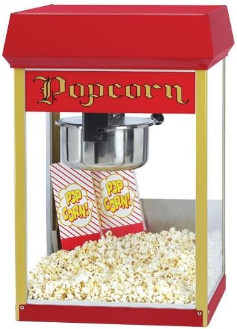 Fun Pop 8oz Popcorn Popper in Red and Clear