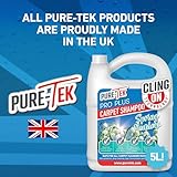 Pure Tek Carpet Cleaner Shampoo 5L - Carpet Cleaner Solution for Machines, Heavy Duty Stain Remover Liquid, Deep Cleaning Detergent to Neutralise Pet Odour & Urine Stains, Works with All Machines - Image 7