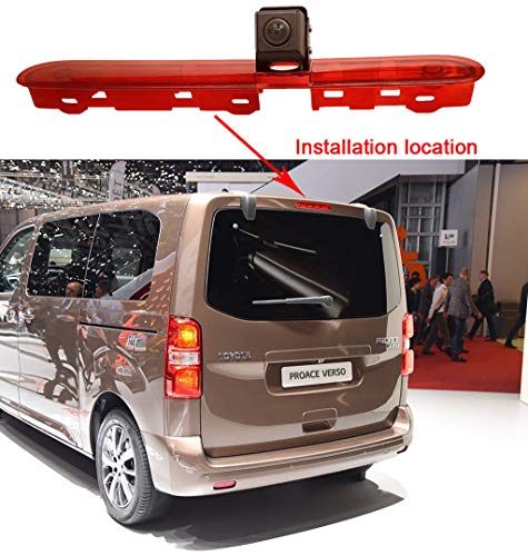 Rear View Camera Kit 4.3 inch Rearview Mirror Monitor + Car HD waterproof 3rd Brake Light Reverse Camera for Citroen Dispatch/Toyota Proace/Peugeot Expert Traveller van 3 transporter 2016 - Image 3