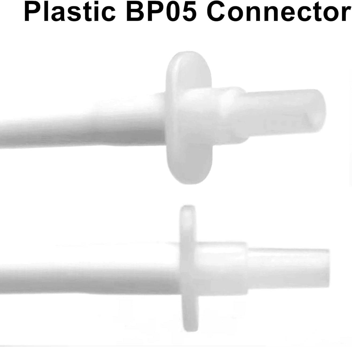 5PCS Disposable Blood Pressure Cuff with Single Tube + BP05 Connector for #1 Neonate 3-6 cm, Replacement Non-Woven Fabric NIBP Cuff