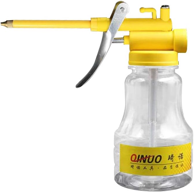 Pistol Pump Oiler, High Pressure Hand Pump Oiler Can Metal