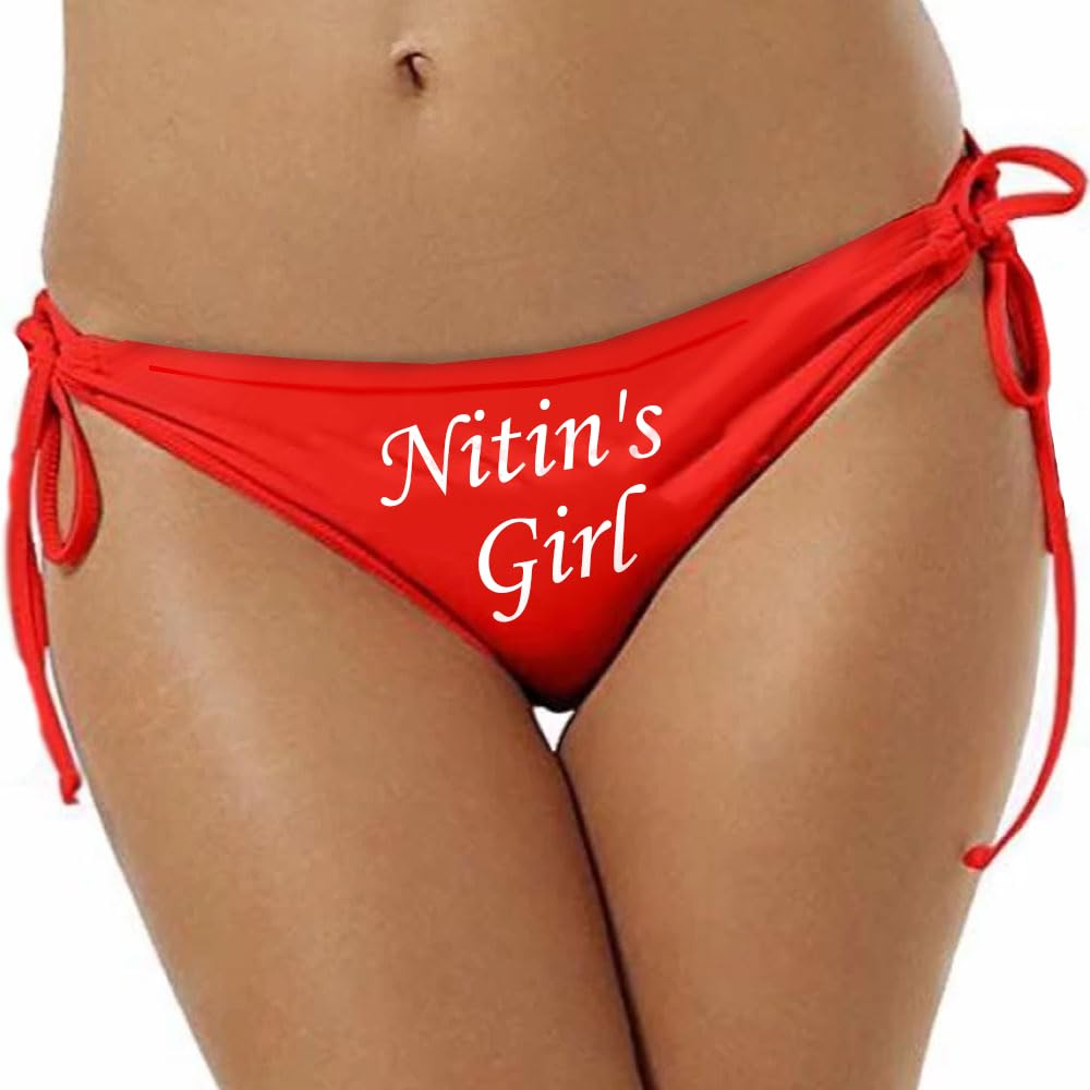 exciting lives Personalised Underwear for Her - Gift for Valentine's Day, for Women, Girlfriend, Friend, Wife, Gift for Anniversary, Wedding, Birthday Red-picture-19