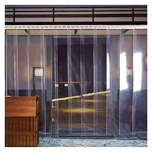 PVC Streifen Vorhang Transparent Meterware 400x4mm