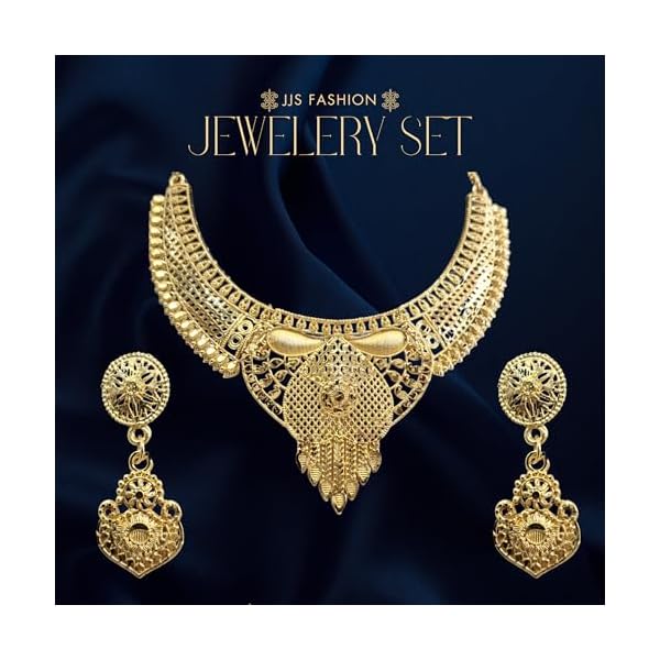 Indian Jewelry Set for Women - Necklace, Earrings, Bracelet, Maang-Tikka, and Nose Ring - Image 8