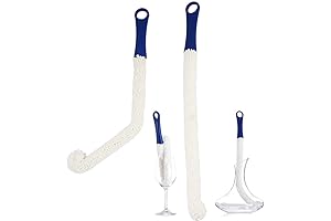 The Ultimate Decanter Cleaning Solution: Bottle Cleaning Brush Set