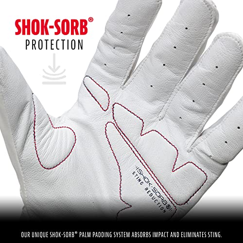 image for Franklin Sports MLB Baseball Batting Gloves - Shok-Sorb X Batting Glov