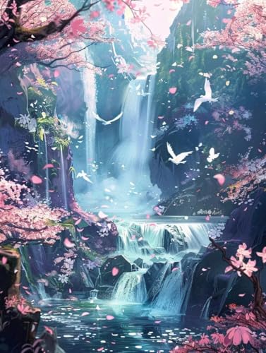 Peinture numero adulte oiseau 100x130cm pour reussir facilement une grande toile sans savoir dessiner