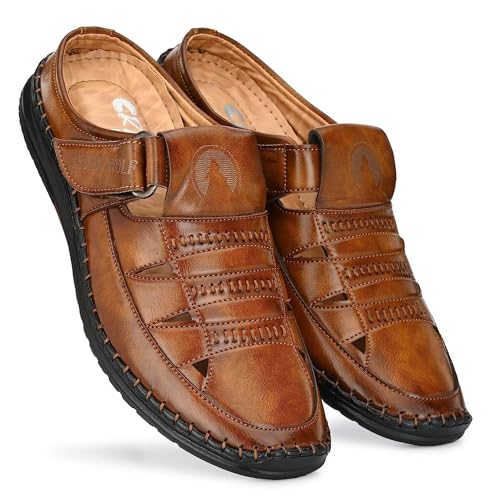 Image of Rising Wolf Men's Synthetic Leather Fisherman Sandals