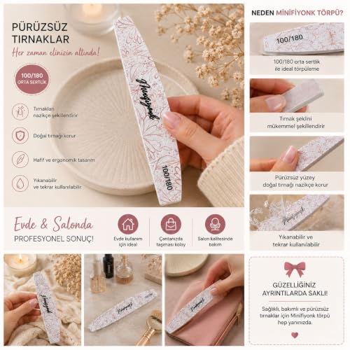 Süngerli Oval Tırnak Törpüsü 100 180 1 Adet