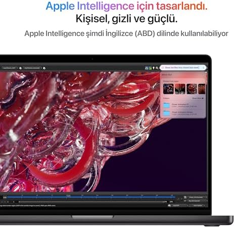 Apple MacBook Pro Laptop, M4 Pro çip, 12 çekirdekli CPU ve 16 çekirdekli GPU’ya sahip: 14.2 inç Liquid Retina XDR Ekran, 24 GB Birleşik Bellek, 512GB SSD Depolama; Uzay Siyahı - Görsel 5