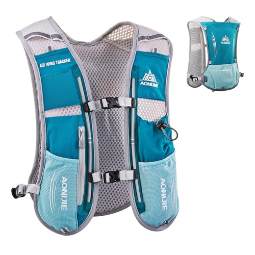 Image of TRIWONDER Hydration Running Vest Backpack, Lightweight Water Pack for Men Women Hydration Backpack for Trail Race, Hiking, Cycling, Climbing, Camping, Jogging, Marathon