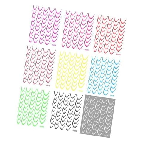 KASFDBMO French Line Nails Art Stickers Cover