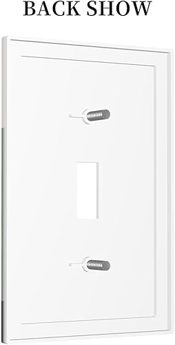 Miniatura 4 de Placa de interruptor de luz abstracta bohemia verde salvia de 1 cuadrilla, placa de pared de palanca individual, placa frontal de mediados de siglo,