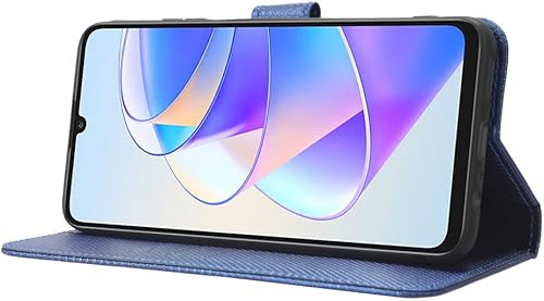 Miniatura 5 de Case for Honor X7a - Funda de piel sintética con tapa para Honor X7a RKY-LX2, color azul