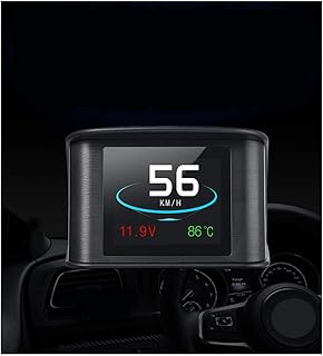 HUD Display, iKiKin OBD2 Car Head Up Display with TFT LCD Display Shows Speed RPM Voltage Detection for Error Code Muti-Function Car HUD with EUOBD OBD 2 Interface P10