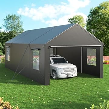 carport off side of house