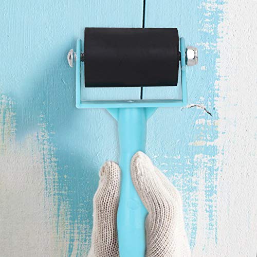 Naroote ????????????????????? ???????????????????????? ???????????????????????? ????????????????????? Printmaking Brayer, 3.5cm Plastic Handle Printmaking Brayer Ink Painting Rubber Roller Art Stamping Tool(Blue)