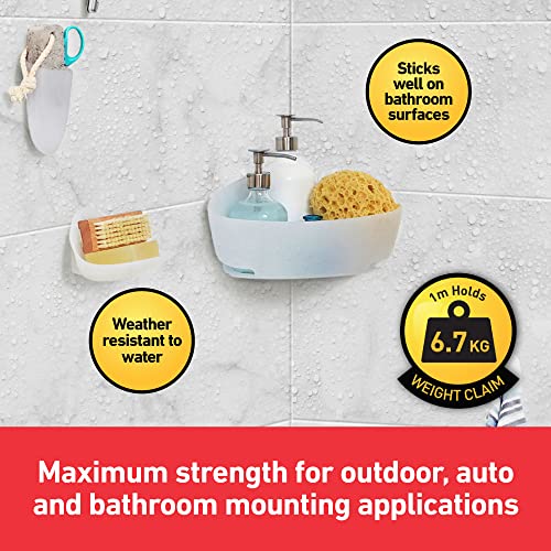 Scotch 3M Scotch Extreme Double Sided Tape, 1M Holds 6.7Kg, Works On Uneven Surfaces, Weather Resistant, Works On Indoor, Outdoor, Auto Interior Surfaces (Image - 6)