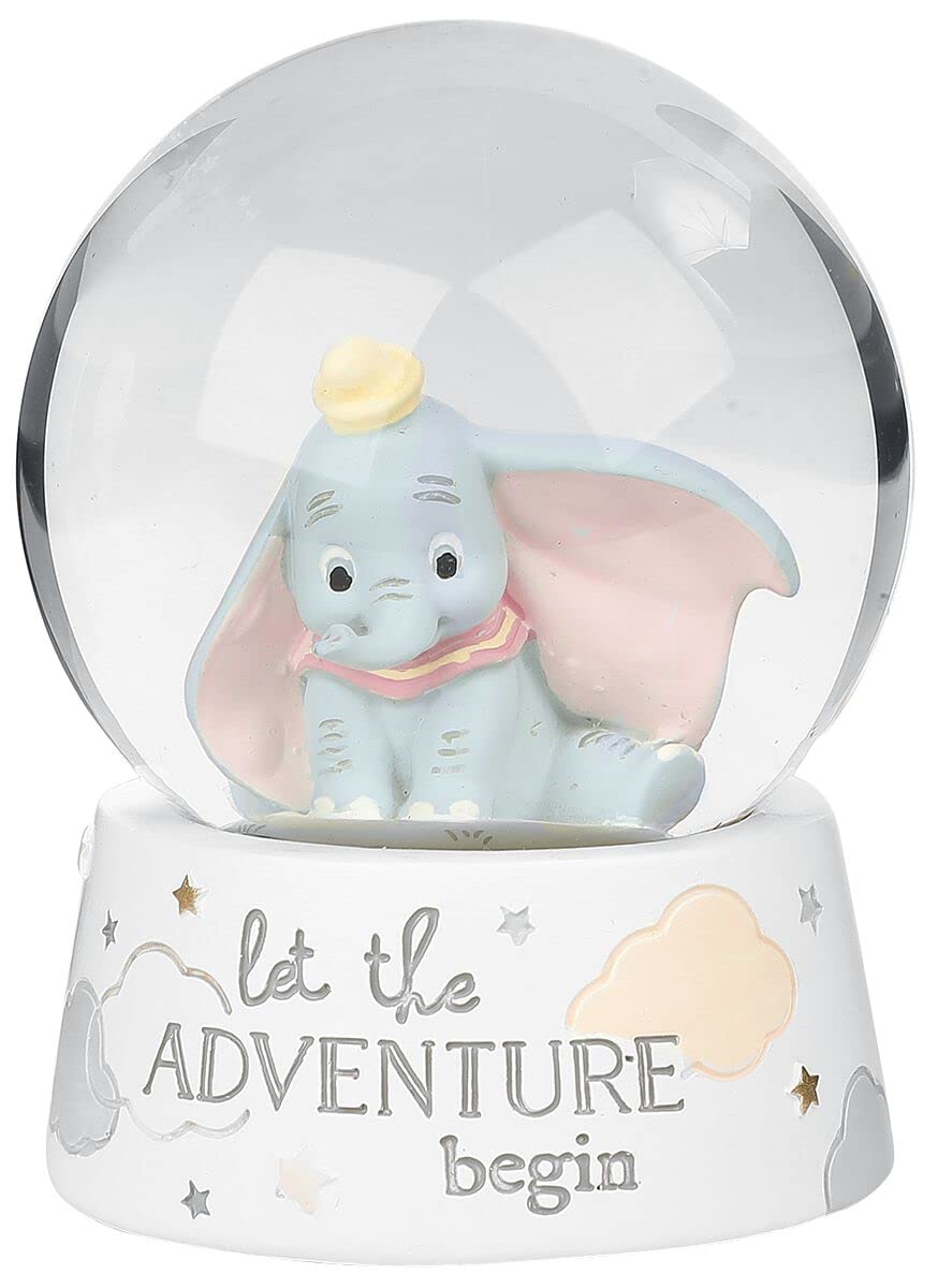 Dumbo Let The Adventures Begin Unisex Snow Globes Standard, polystone,