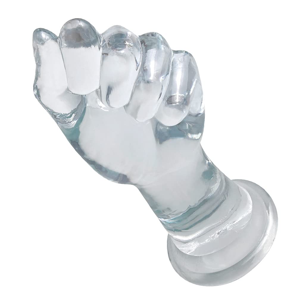 Fisting Anal Plug Realistic Hand Dildo with Suction Cup for Men Women Vaginal Prostate Massage Sex Factory: Transparent