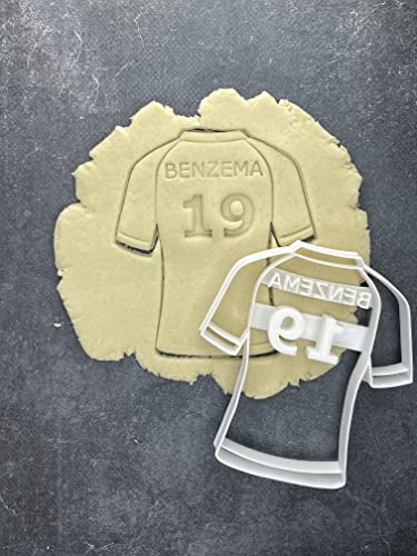 ELACE Tagliapasta da calcio da personalizzare, stampo piccolo burro, stampo per biscotti e torte, decorazioni, ideale per cottura, artigianato, bambini e adulti