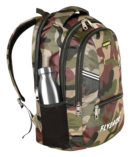 Image of FLYSACK 40 Litres Large Laptop Backpack Army Military And Jungle Design School College Travel Bag Office Bag For Unisex (Multicolor)