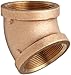 Lead Free Brass Pipe Fitting, 45 Degree Elbow, Class 125, 2" NPT Female