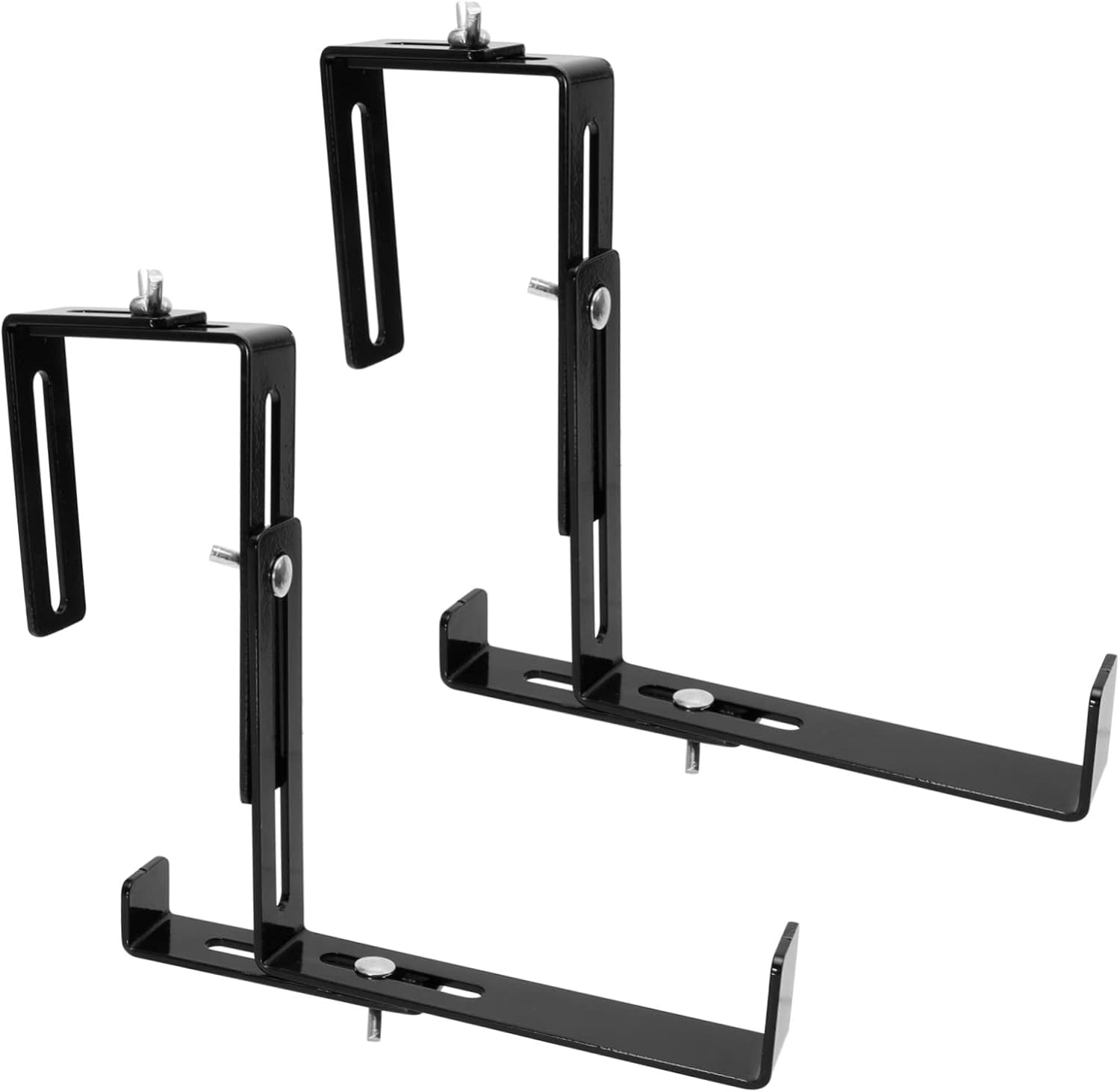 Hanging Planter Box Railing Plant Holder Outdoor Plant Stands for Patio Iron Flowerpot Rack