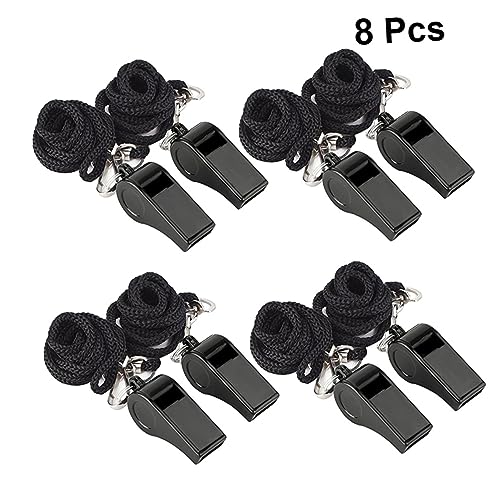 Didiseaon 3 sets silbatos metálicos portátiles para supervivencia miniatura 4