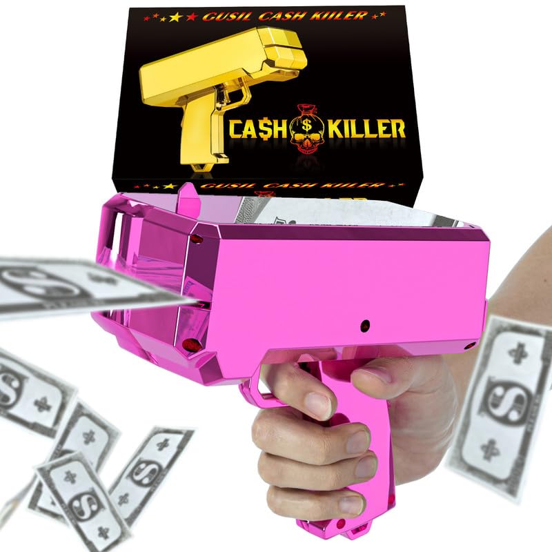 Gusil Make it Rain Gold Gun for Movies That Look Real,Handheld Spary Gun for Game Movies Party Supplies