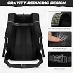 Maelstrom Tactical Backpack for Men, 40L Military Backpack,Water Resistant Assault Pack for Women, 3-Day Bug Out Bag for Hiking, Camping, Gym with Molle System-Black - Image 3