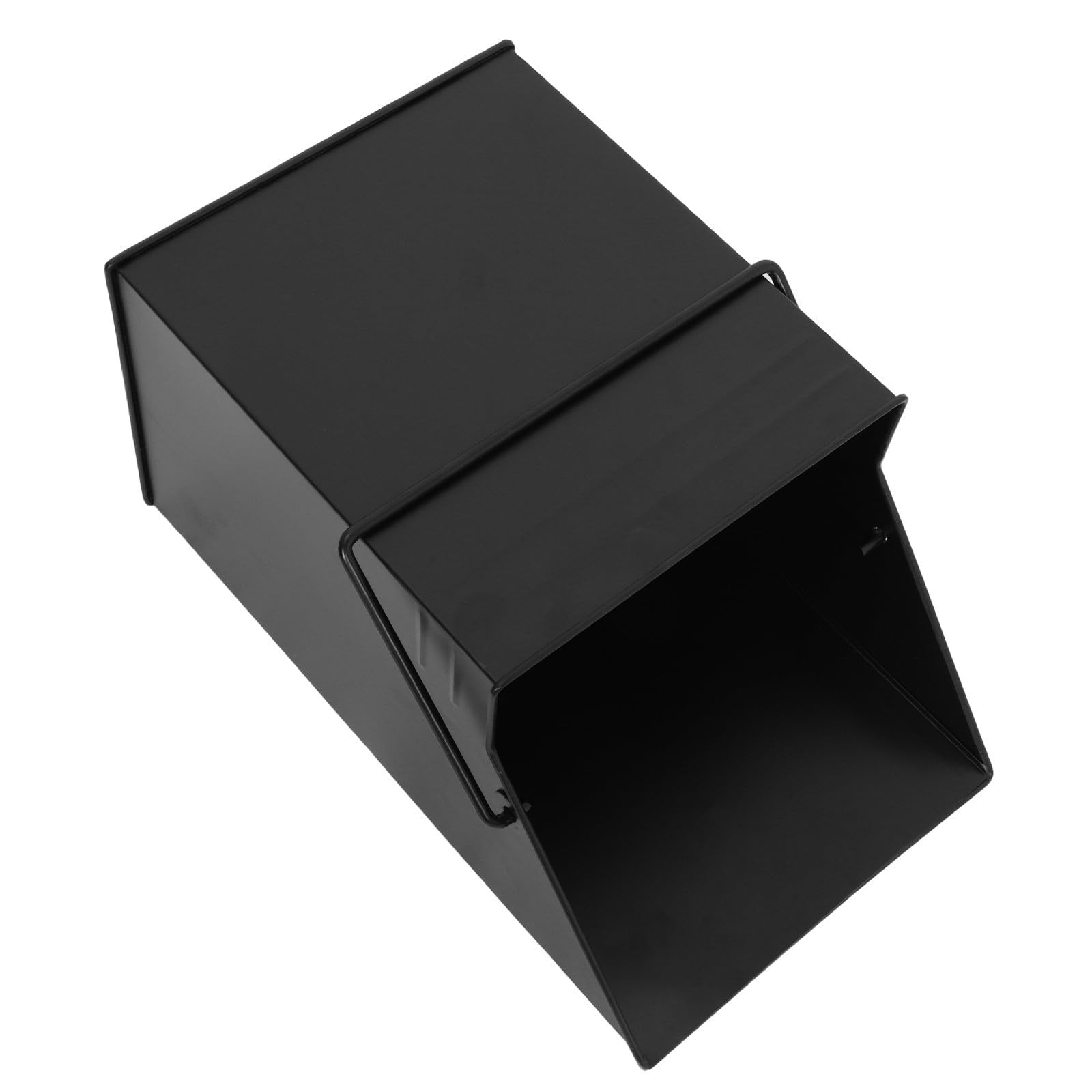 Cabilock Cubo de Chimenea de Hierro con Asa Resistente para Madera