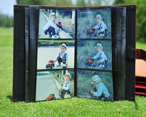 Insho Álbum de couro sintético de 300 bolsos de 12,7 cm para Instax Wide 210, Wide 300, FP 3000B, FP