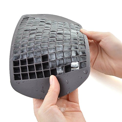 Molde de silicona para cubitos de hielo mini 160 bandejas miniatura 5