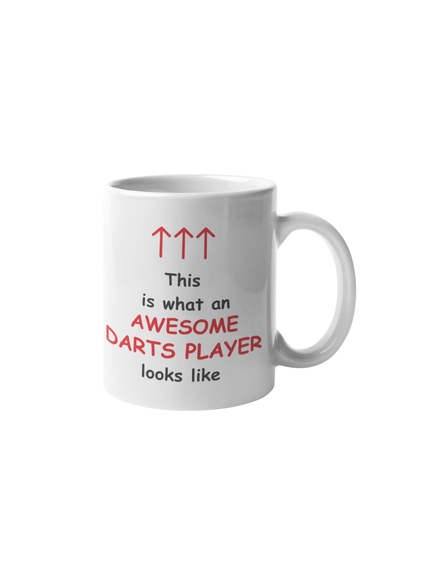 This is What an Awesome Sports Man Looks Like Mug Mothers Day Fathers Day Christmas Secret Santa Birthday Footballer Rugby Cricket Swimming Cycling (Awesome Darts Player)