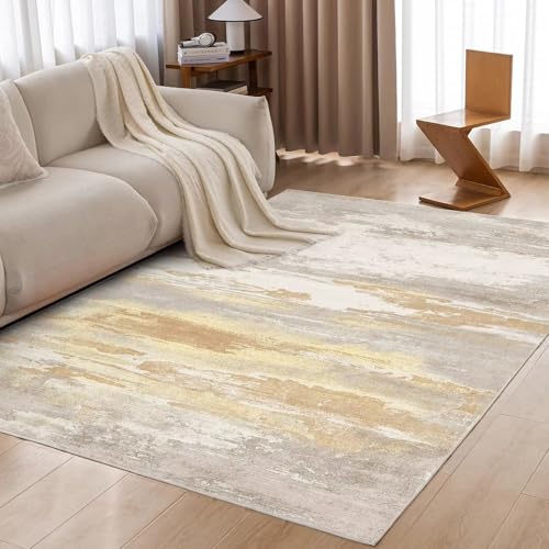 Tapis lavable en machine motif vintage grand format 180x240