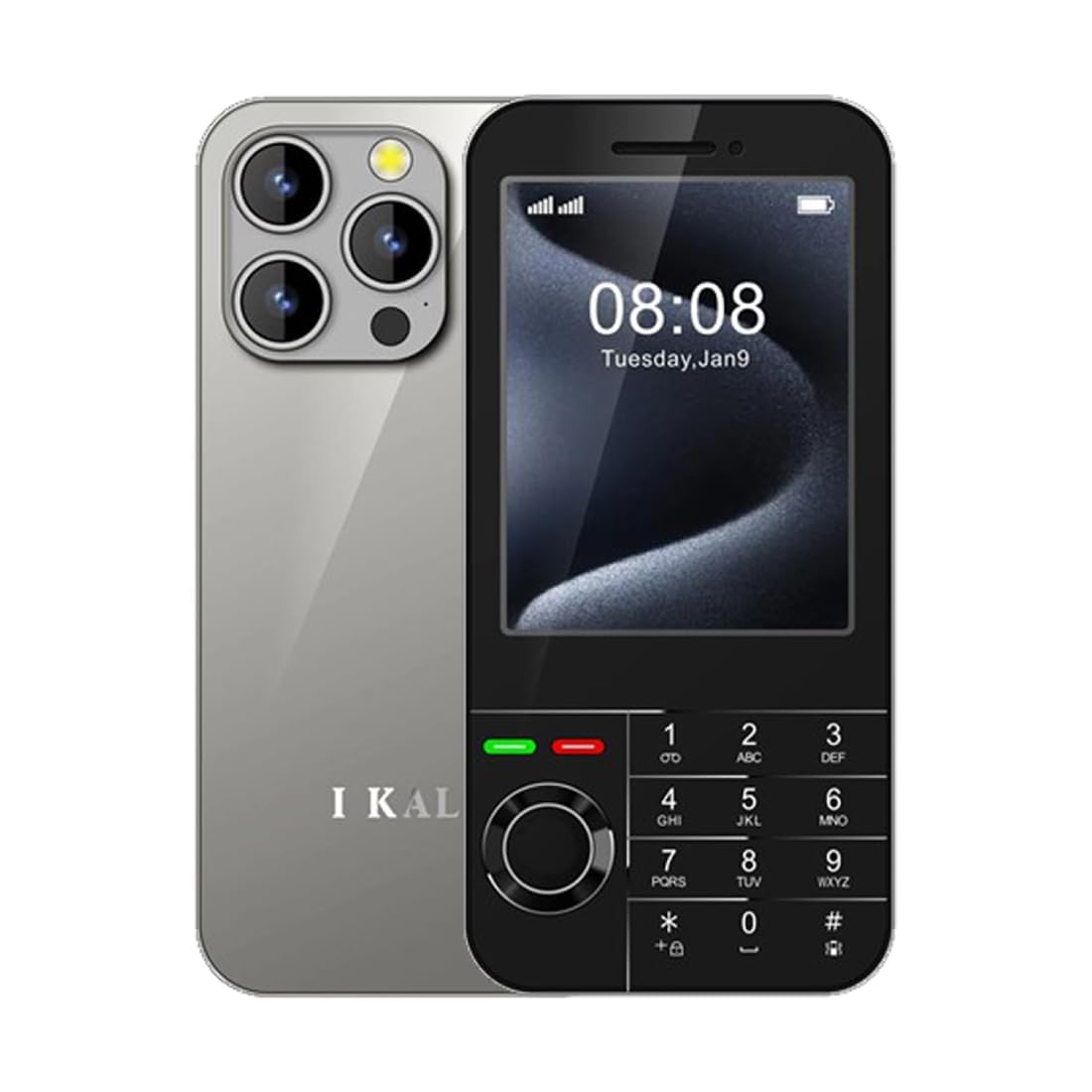 IKALL K999 Premium Keypad Phone – 2000mAh Battery, Spacious Display, Elegant Design (Silver) (B0DF7QW4RQ) Amazon Price History, Amazon Price Tracker