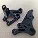 HTTMT MT390-004-BK Black Front Rider Foot Pegs Bracket Compatible with Suzuki Gsxr600 Gsxr750 2006-2010
