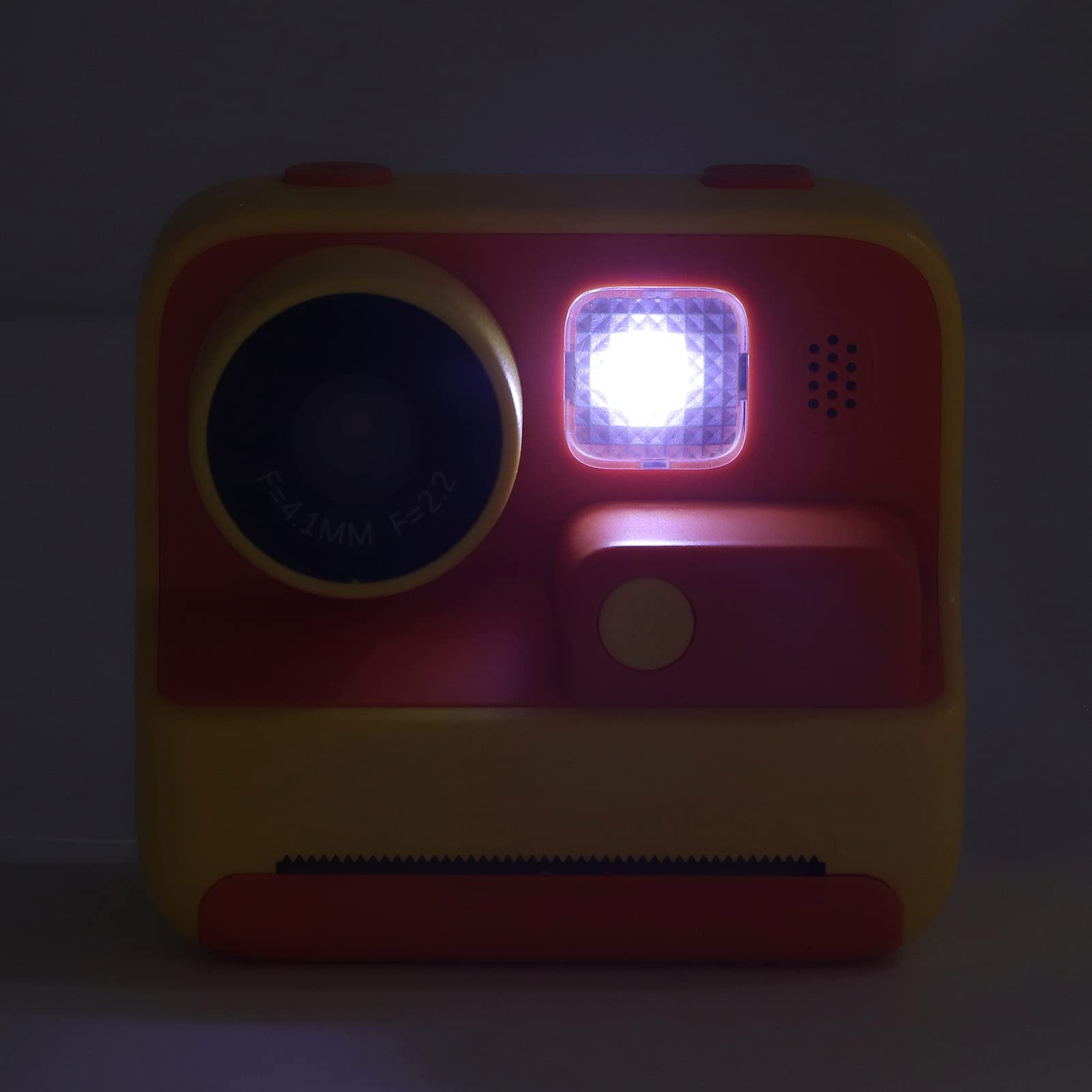 Natychmiastowy Aparat do Drukowania, Przedni Tylny Podwójny Obiektyw Selfie Kids Aparat do Natychmiastowego Drukowania zdjęć 48 MP ze smyczą do Codziennego Użytku (Karta pamięci 32G)