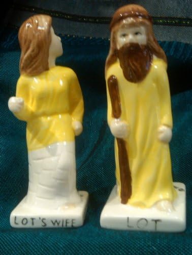 Amazon.com: Amazing Biblical Salt and Pepper Shakers: Lot's Wife Salt