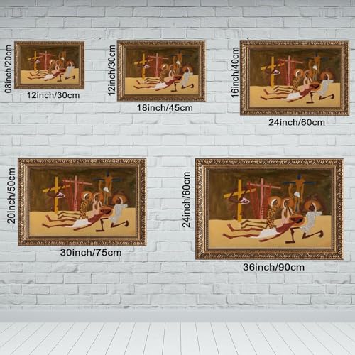 Lamentation William H. Johnson toile cadre suspendu décoration murale - 2