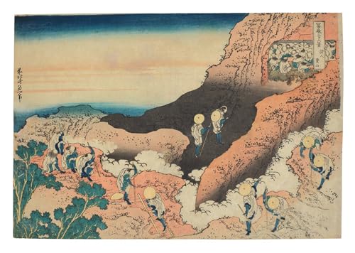 Cuadro de lienzo Shojin Tozan de Katsushika Hokusai para decoración de sala - 60x90cm