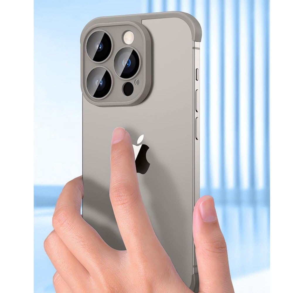 Amazon.co.jp: チタニウムグレーフレームレスカメラレンズプロテクター