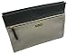 Estee Lauder Gray-Black Vinyl MakeUp Cosmetic Bag
