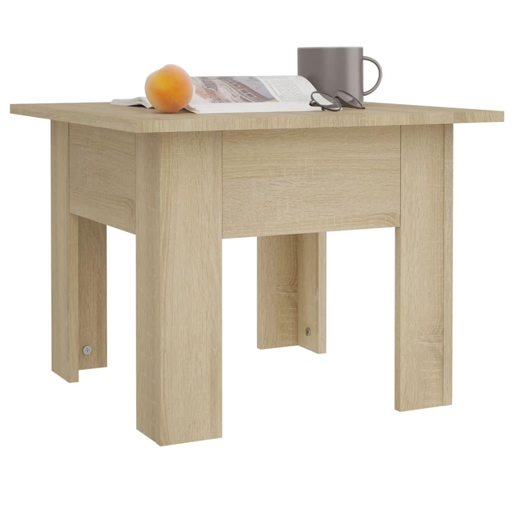 Couchtisch Sonoma-Eiche 55x55x42 cm Holzwerkstoff, Couchtisch, Wohnzimmertisch, Beistelltisch - für Wohnzimmer und Büro - Mittelpunkt für Ihr Zuhause