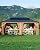 GarveeLife Hardtop Wood Gazebo 12'x20' for All Weather, with Double Metal Roof, Heavy Duty Wooden Frame, Net, and Curtain, Permanent Building for Patio, Deck, Backyard, Lawn, and Garden, Khaki