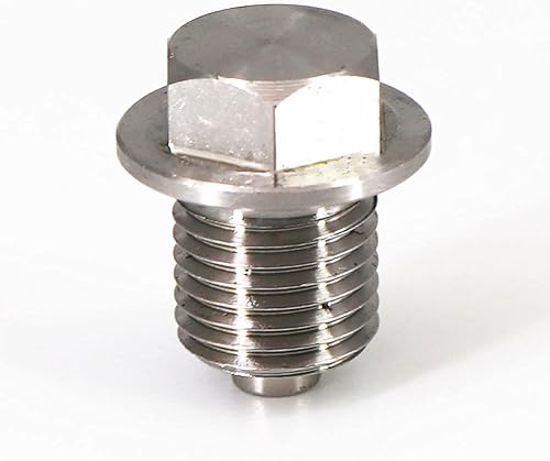 Miniatura 3 de Tapón de drenaje de aceite de acero inoxidable con imán de neodimio M14 x 4.9 ft m universal