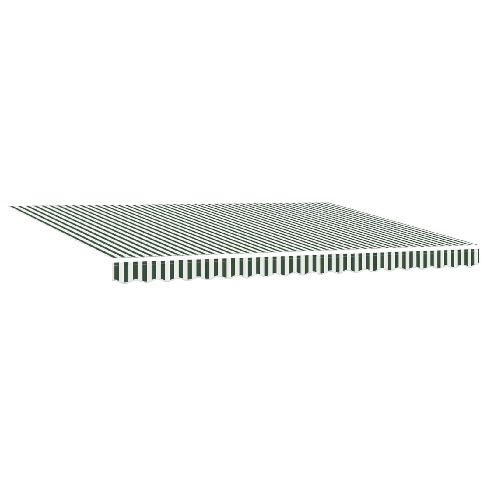 Toldo eléctrico extensible verde blanco 5 x 3 m con LED sensor meteorológico marco de aluminio, protección solar, toldo para terraza, resistente al viento y al agua, resistente a los rayos UV