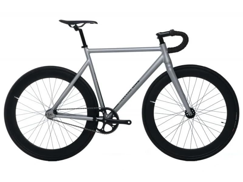 SantaFixie Bicicleta Fixie Raval 60mm – Matte Grey (49 cm)
