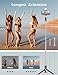 Selfie Stick Tripod with Light, 45'' Selfie Stick with Wireless Remote, Portable Phone Tripod Compatible with iPhone 16/15 Pro Max/15/14 Pro/14/13, Samsung S22/ S23 Ultra/Android Smartphone